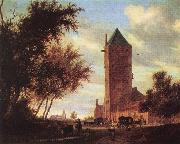 Tower at the Road F, RUYSDAEL, Salomon van